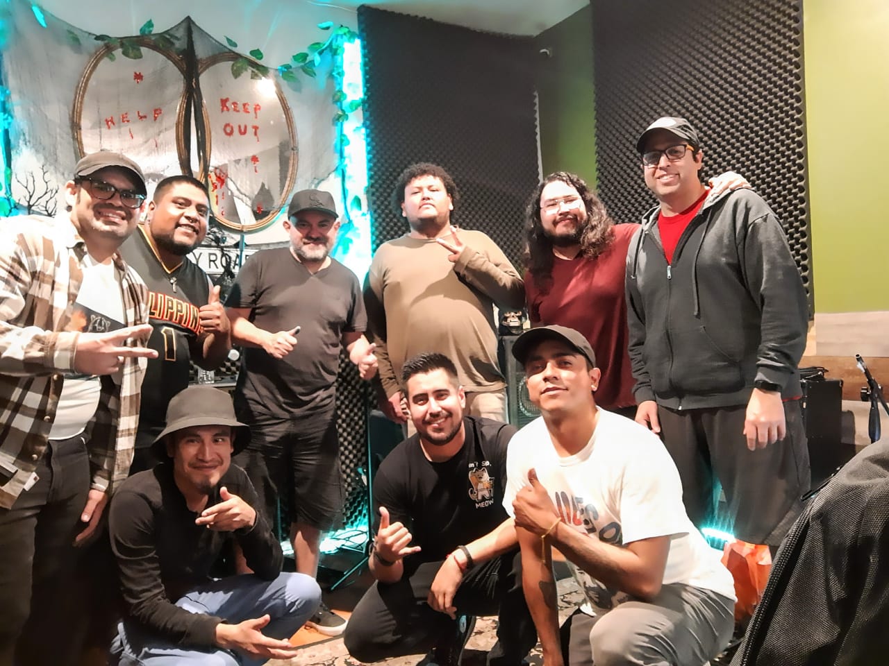 Artists and collaborators at El Topo Records